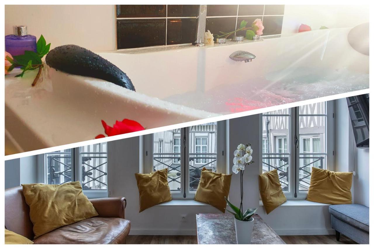 Апартаменти Nuit Zen Rouen - Jacuzzi - Centre Historique Екстер'єр фото